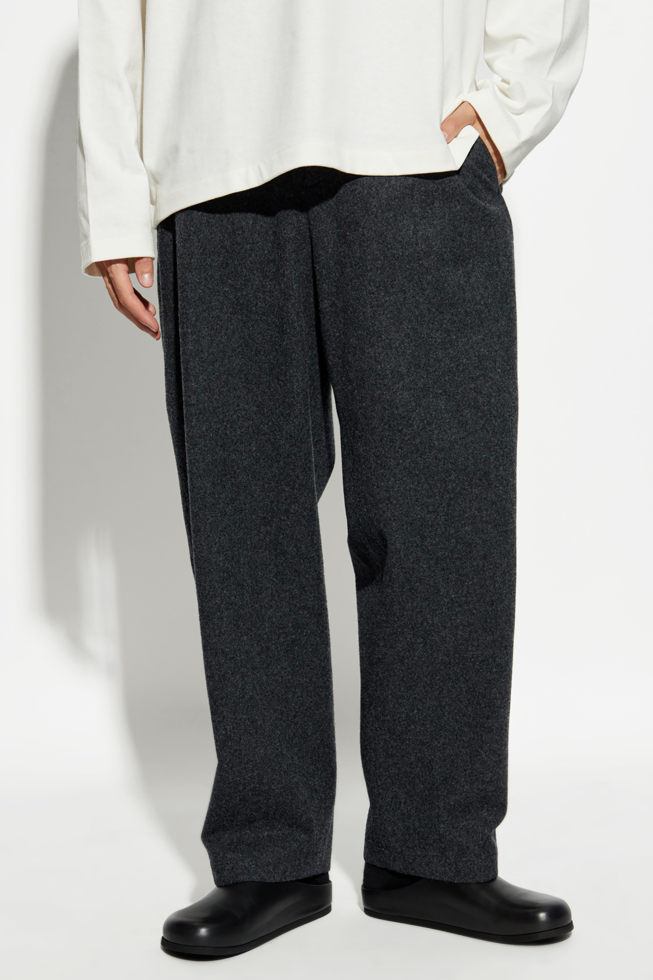 Cinza Wool trousers JIL SANDER+ - Vitkac Brazil